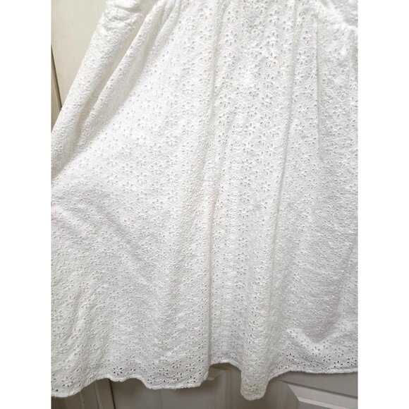 Victoria Secret White Sleeveless Victorian Eyelet Lace A-Line Dress Size S/P - Picture 5 of 12